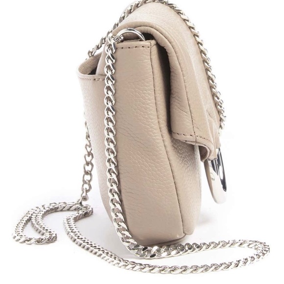 Authentic Vince Camuto pebbled leather chain Crosb - Picture 5 of 8